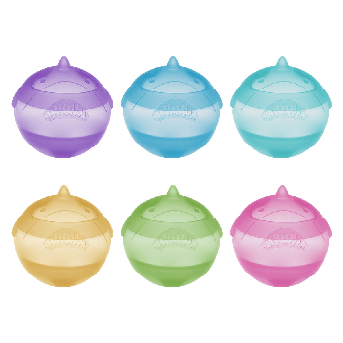 Shark Attack! 3D Reusable Water Balloon - Quick-Fill Silicone Splash Toy