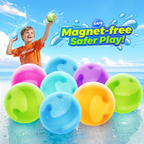 Reusable Water Balloons - Quick-Fill Silicone Splash Balls for Kids & Adults