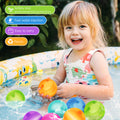 Reusable Water Balloons - Quick-Fill Silicone Splash Balls for Kids & Adults