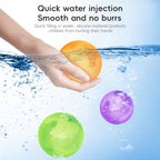 Reusable Water Balloons - Quick-Fill Silicone Splash Balls for Kids & Adults