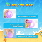 Reusable Water Balloons - Quick-Fill Silicone Splash Balls for Kids & Adults